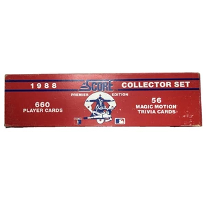 1988 Score Baseball Factory Set Complete Set 660 Cards New Open Box - Picture 1 of 7