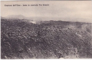 ERUZIONE DELL'ETNA - CATANIA - LAVA IN CONTRADA FRA DIAVOLO -22588- - Imagen 1 de 1
