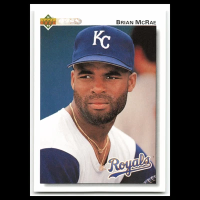 Brian McRae #157 1992 Upper Deck Kansas City Royals Baseball Card MLB NM - Image 1 of 3