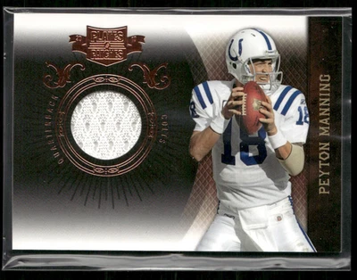 2010 Panini Plates And Patches #41 Peyton Manning Game Used Patch Jersey /299 - Image 1 of 2
