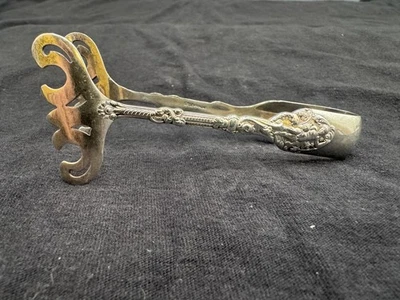 Pinzas para espárragos de plata de ley Versailles de Gorham 4 1/4" Foto 1 de 3