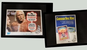 Early Hulk Hogan & Garbage Pale Kids GPK volantino promozionale double face 1985 Topps vintage - Foto 1 di 12