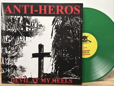 ANTI-HEROS Devil At My Heels LP Forced Reality Bruisers Moonstomp GREEN NEW Foto 1 de 4
