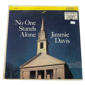 Jimmie Davis - No One Stands Alone - VL 3676 Vinyl Record LP - Picture 1 of 4