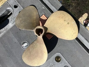 Vintage 12RH13 Brass Propeller Grand Radips Michigan - Picture 1 of 8