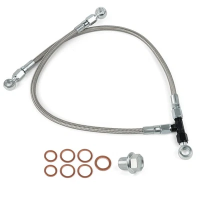 Kit de manguera de alimentación de aceite turbo de alto flujo y AVCS para Subaru WRX 06-14, STI 04-21 Foto 1 de 4