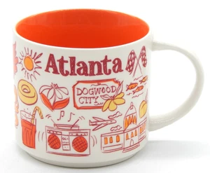 Taza de té café Starbucks Atlanta 2018 Been There Series Collection 14 onzas - Imagen 1 de 10