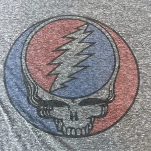 Damen THE THANKS DEAD Steal Your Face Logo Konzert Tour Shirt Medium Vintage - Bild 1 von 6