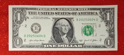 Fancy Dollar Bill Birthday/Anniversary Note B20250604D (June 04, 2025) - Image 1 of 2