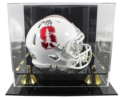 Stanford John Lynch Authentic Signed Speed Mini Helmet W/ Case BAS Witnessed - Image 1 of 3