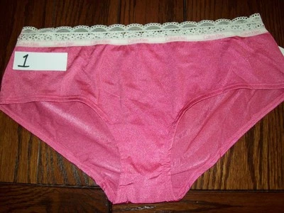 NUEVO CON ETIQUETAS *RARO* BRAGAS HIPSTER CALVIN KLEIN ENCAJE Y BRILLO D3379 2BB SALMON-ROSE S Foto 1 de 2