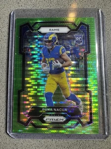 2023 Panini Prizm Puka Nacua Neon Green Pulsar Rookie RC MINT CENTERED 🔥📈 - Bild 1 von 1