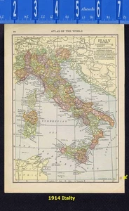 Spanien und Portugal - Kartendruck 1914 - Bild 1 von 2