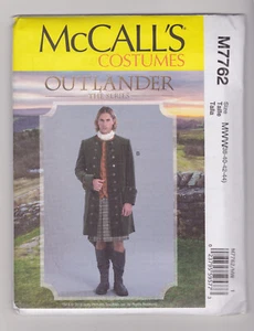 McCALLS pattern 7762 cosplay OUTLANDER man's coat SZ 38 40 42 44 plus - Picture 1 of 2