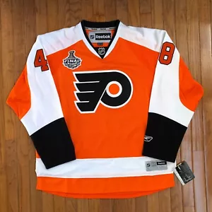 Maglia Danny Briere Philadelphia Flyers Stanley Cup Reebok NHL 2010 taglia XXL - Foto 1 di 5