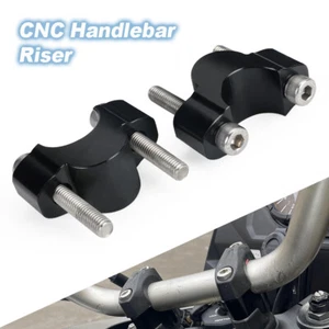 CNC Handle Bar Risers 3/4" Clamp 1-1/8" For Suzuki V-Strom 1000 17-19 1050 20-24 - Picture 1 of 24