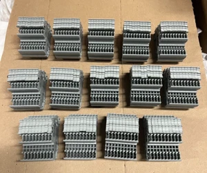 Lot of 150 Wago 2022-2231 Double Deck 1-Conductor/1-Pin Terminal Blocks 35mm New - Picture 1 of 4