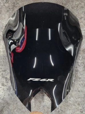 Nuevo de Lote Antiguo Yamaha Burbuja Elevada Humo Parabrisas Corto 2009 FZ6R 36P-F83J0-V0-00 (R26) Foto 1 de 2