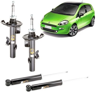 GOPARTS KIT 4 AMMORTIZZATORI ANTERIORI E POSTERIORI FIAT GRANDE PUNTO - OPEL CORSA D