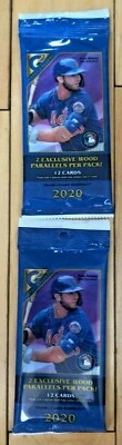 2020 Topps Gallery Baseball Value Fat Packs Lot of 2 MLB Cello Packs Brand New! - Image 1 of 2