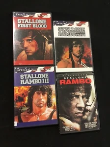 Rambo First Blood 1-3 Special Edition DVD + Rambo (2008) STALLONE DVD LOT - Picture 1 of 4