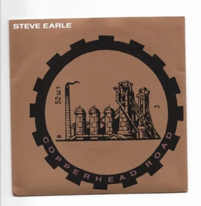 STEVE EARLE COPPERHEAD ROAD MCAT 1280 12" SINGLE PICTURE SLEEVE 1989 NEW - Picture 1 of 15