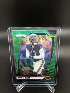 2024 Panini Prizm Green Wave Keenan Allen Chicago Bears - Picture 1 of 3
