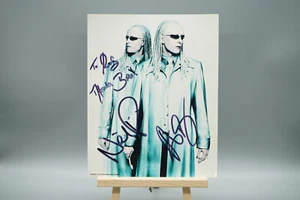*Signed* Neil & Adrian Rayment Photograph - The Twins, Matrix Reloaded (3499) - Picture 1 of 2