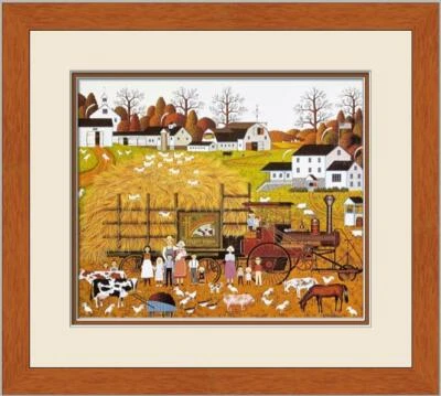 Galería personalizada enmarcada Charles Wysocki impresión gente de granja  Foto 1 de 2