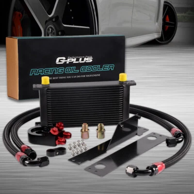 Ajuste para 01-05 Subaru Impreza WRX/STi 19 filas AN10 enfriador de aceite de motor de aluminio Foto 1 de 4