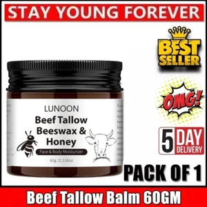 100% Grass Fed Beef Tallow for Skin Care - Face + Body - Whipped Moisturizer - Picture 1 of 15