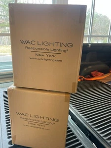 WAC Lighting 11" WS-W43011 Black Sleepless Wall Light 3000K LED Outdoor LOT of 2 - Picture 1 of 19