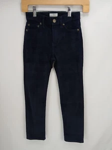 NWT J Crew Crewcuts Navy Blue Corduroy Pants Cotton Blend Button Zip Boys Size 7 - Picture 1 of 8