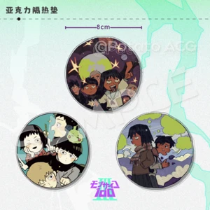 Mob Psycho 100 Anime Acrílico Escritorio Decoración Posavasos Aislamiento Regalo Juegos con disfraces - Imagen 1 de 7