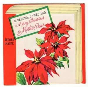 1947 Voco Record - Navidad - Mayo Navidad de este año - Tarjeta y sobre #205 - Imagen 1 de 5