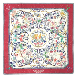 HERMES PIERRES d'Orient et d'OCCIDENT Carre 90 Silk 100% Scarf Multicolor/HE4307 - Picture 1 of 8
