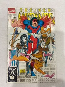 The New Mutants #100 Marvel Comics 1991 Liefeld Art letzte Ausgabe fast neuwertig - Bild 1 von 4