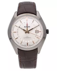 Rado HyperChrome 42mm Automatik GMT silbernes Zifferblatt Keramik Herrenuhr R32165115 - Bild 1 von 6