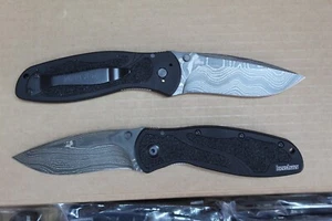 Kershaw Damascus Blur, 1670BLKDAM, Brand New, Factory 2nd, Limited, USA! - Picture 1 of 4