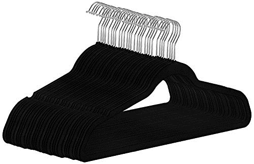 Utopia Home UH0097 Velvet Suit Hanger, Black - 30 Pack
