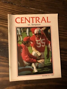 Central College Vs Simpson College 1981 Football Program  - Picture 1 of 5