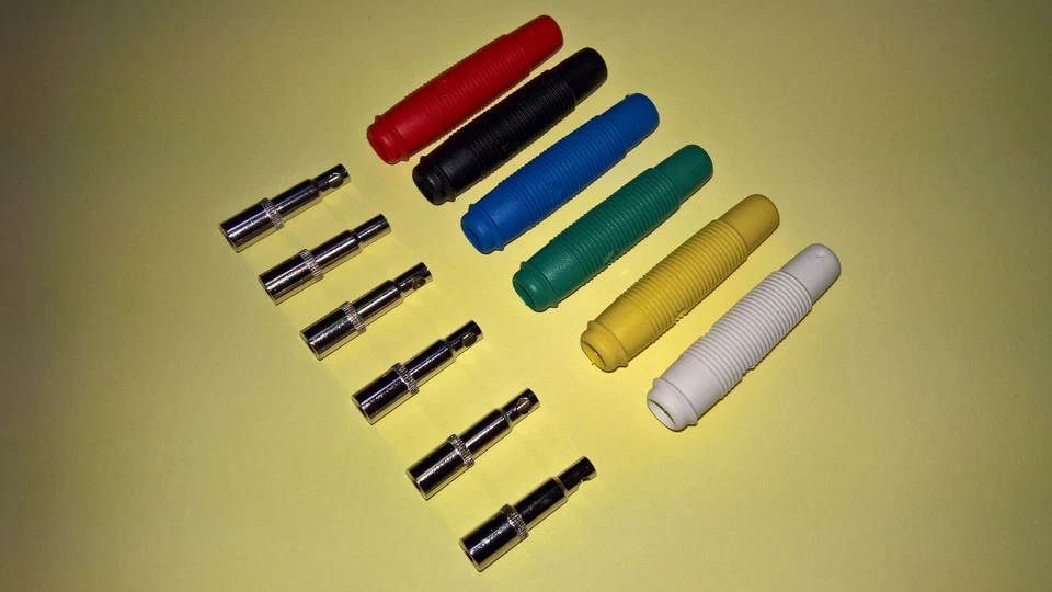 HIRSCHMANN KABELKUPPLUNG KUN 30 ROT, SCHWARZ, BLAU, GRÜN, GELB, WEISS