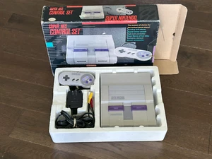 Juego de control Super Nintendo Snes con caja probado funciona muy bien OEM buen estado - Imagen 1 de 12
