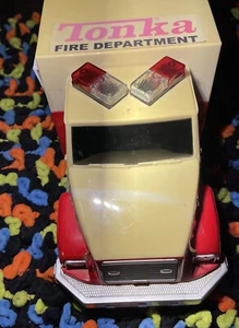 HTF Tonka Fire Department Ambulance Rescue Force Truck Plastic Hasbro Rare! - Picture 1 of 9