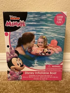 Bote inflable Disney Junior Minnie Mouse 25X18,5X11 pulgadas edades 18 meses+ - Imagen 1 de 2