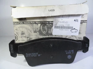 7L6698451 Pastiglie freno posteriori Originali VW Touareg 2003 al 2007 - Picture 1 of 1