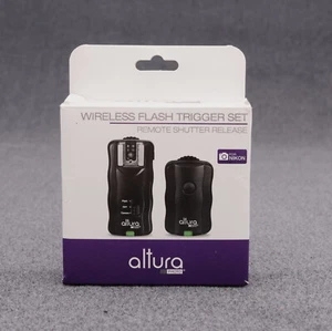 Altura Wireless Flash Trigger for Nikon DSLR Transmitter & Receiver Used Comple - Picture 1 of 5