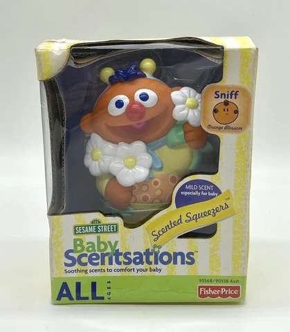 Fisher Price Sesame Street Baby Scentsations Ernie Orange Blossom 2001 New Cover