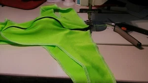 Hombre Tanga Verde Neón Cremallera Personalizada s m l o xl Hecha a Mano EE. UU. Nailon spandex - Imagen 1 de 3