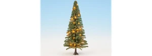 Árbol de Navidad nevado + iluminado, H=12cm con 30 LED - Todavía 22131 - Imagen 1 de 1